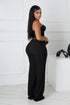 Imari Button Detail Tube Top & Pants SET